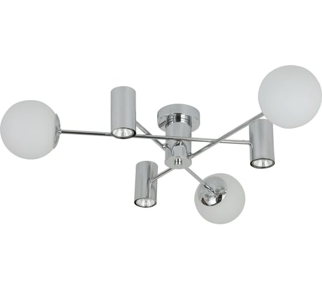 Люстра Schaffner, 3xE27/60W, 3хGU10/7W Ollega 9140-3+3 CR