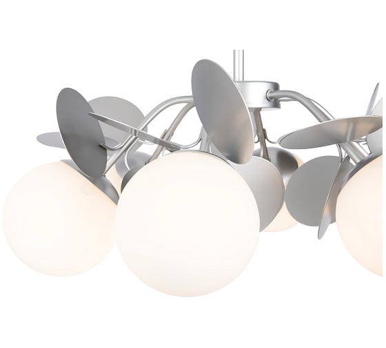 Люстра Freya Satellite 6хE27x60W Серебро FR5165PL-06S