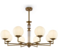 Люстра Freya Bolas 8хE27x60W Латунь FR5185PL-08BS
