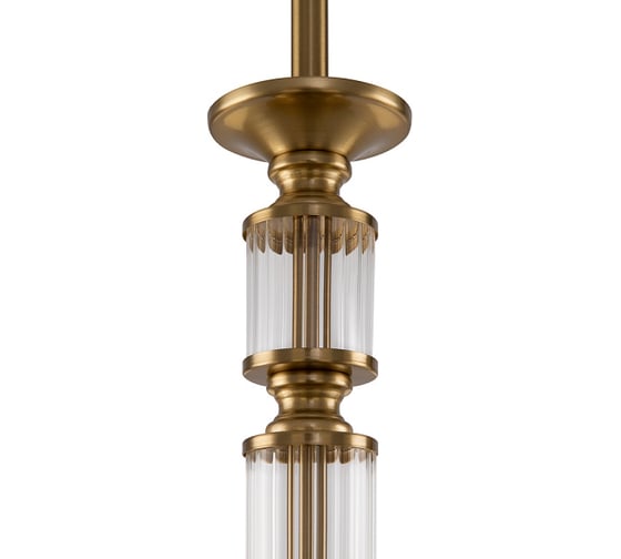 Люстра Freya Bolas 8хE27x60W Латунь FR5185PL-08BS