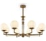 Люстра Freya Bolas 8хE27x60W Латунь FR5185PL-08BS 1