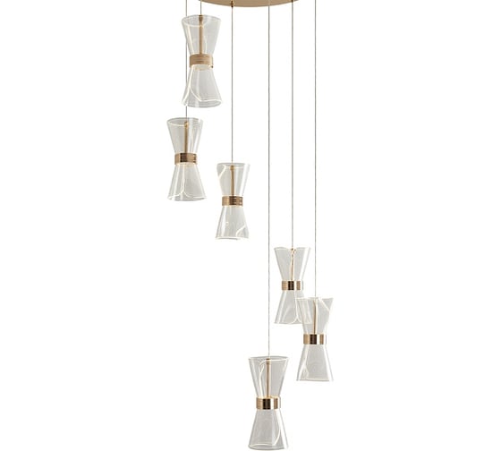 Подвесной светильник Freya Dress LED 40W Золото FR5438PL-L37G
