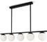Подвесной светильник Freya Zing 5хE27x60W Черный FR5199PL-05B 1