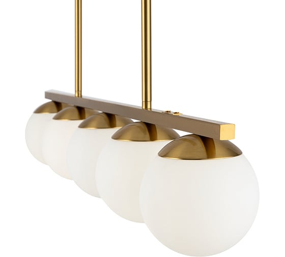 Подвесной светильник Freya Zing 5хE27x60W Латунь FR5199PL-05BS
