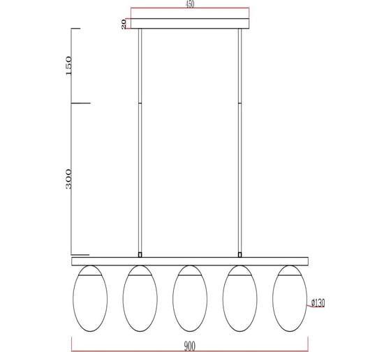 Подвесной светильник Freya Zing 5хE27x60W Латунь FR5199PL-05BS