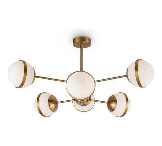 Подвесной светильник Freya Sonder 6хE27x60W Латунь FR5204PL-06BS