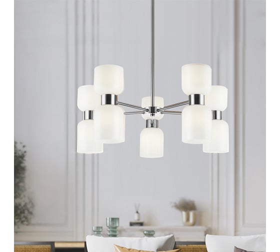 Подвесной светильник Freya Savia 10хE27x60W Хром FR5203PL-10CH