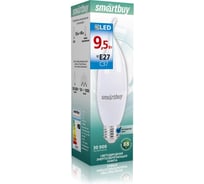 Лампа Smartbuy LED, свеча на ветру C37-9,5W, 6000, E27 SBL-C37Can-9_5-60K-E27
