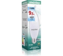 Лампа Smartbuy LED свеча на ветру C37-9,5W, 4000. E27 SBL-C37Can-9_5-40K-E27