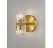 Светильник настенный Moderli Brass, латунь, прозрачный V11016-2W