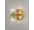 Светильник настенный Moderli Brass, латунь, прозрачный V11016-2W 1