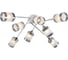 Люстра потолочная Schaffner Bolso 23900-8, LED, цвет хром/белый. Освещение до 30 кв.м, мощность 480 Вт Bolso 23900-8 WH+CR 1