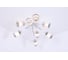 Люстра потолочная Schaffner Bolso 23900-8, LED, цвет хром/белый. Освещение до 30 кв.м, мощность 480 Вт Bolso 23900-8 WH+CR 12