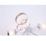 Люстра потолочная Schaffner Bolso 23900-8, LED, цвет хром/белый. Освещение до 30 кв.м, мощность 480 Вт Bolso 23900-8 WH+CR 16