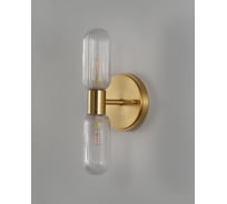 Светильник настенный Moderli Бра Brass, латунь, прозрачный V11018-2W