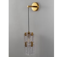 Светильник настенный Moderli Бра Lilly, золотой, прозрачный V11078-1W