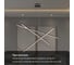 Люстра подвесная Citilux Trent LED с пультом Чёрная CL203731 11