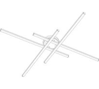 Люстра потолочная Citilux Trent LED с пультом Белая CL203640