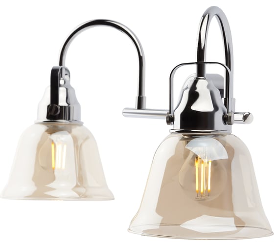 Настенный светильник Rivoli 5055702 Avrora A2 Хром 2хE14 40W 8/48 Б0047345