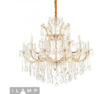 Подвесная люстра iLAMP Diamond 6071-18 GD+CL