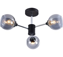 Люстра Rivoli 9020303 Karoline P3 черный/хром 3хE27 60W 64 Б0049189