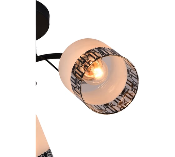 Люстра Rivoli 9021303 Lisa P3 черный/хром 3хE27 60W 42 Б0049203