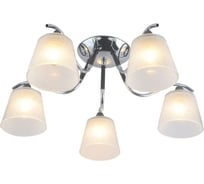 Люстра Rivoli 9027305 Susi P5 черный/хром 5хE27 60W 104 Б0049226