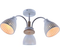 Люстра Rivoli 9029303 Lulu P3 белый/светлое дерево 3хE27 60W 64 Б0049201