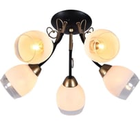 Люстра Rivoli 9034305 Ziska P5 золото/черный 5хE27 60W 48 Б0049198