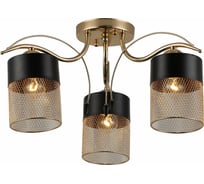 Люстра Rivoli 9068303 Hulda P3 золото/черный 3хE27 60W Б0047524
