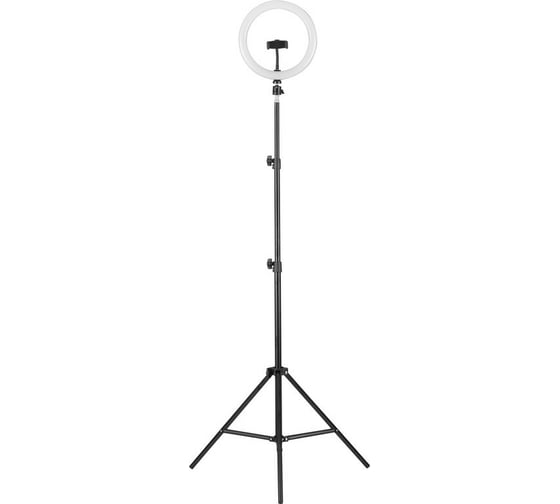 Кольцевой свет Camelion KD-810F C02 LED 10 Вт, подставка для смартфона 13010