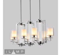 Подвесная люстра iLAMP King RM6201-8P CR+CL