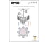 Подвесная люстра iLAMP Rockfeller 8095-800 SGD+WH 1