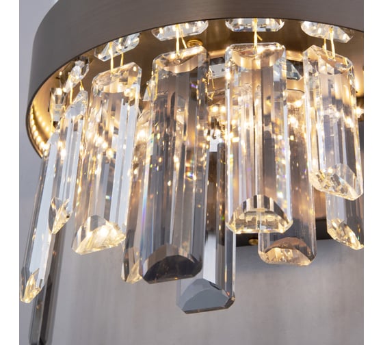 Настенный светодиодный светильник Bogate's с хрусталем 418/1 Sparkle бронза a067819