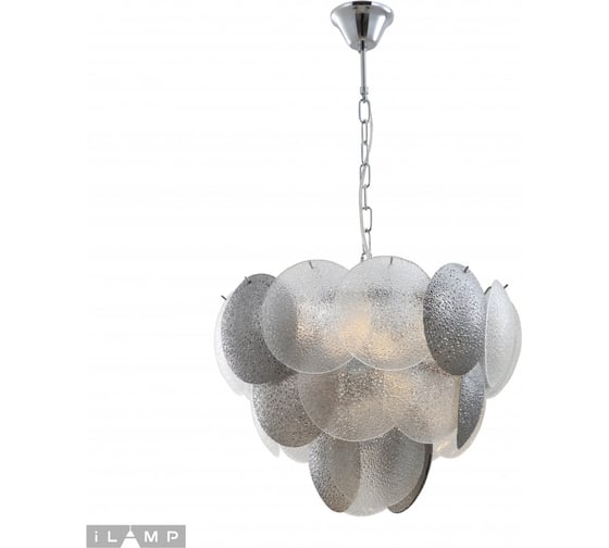 Подвесная люстра iLAMP Rivoli 15617-9 CR+MULT