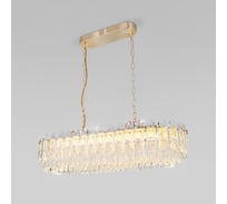 Подвесной светодиодный светильник Bogate's с хрусталем 423/1 Chaleur золото a067822