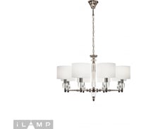 Подвесная люстра iLAMP Alexa P2404-8 Nickel