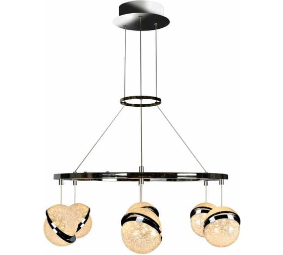 Подвесная светодиодная люстра iLEDEX Crystal Ball C4474-6 CR