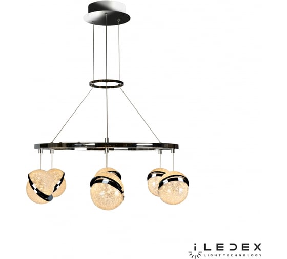 Подвесная светодиодная люстра iLEDEX Crystal Ball C4474-6 CR