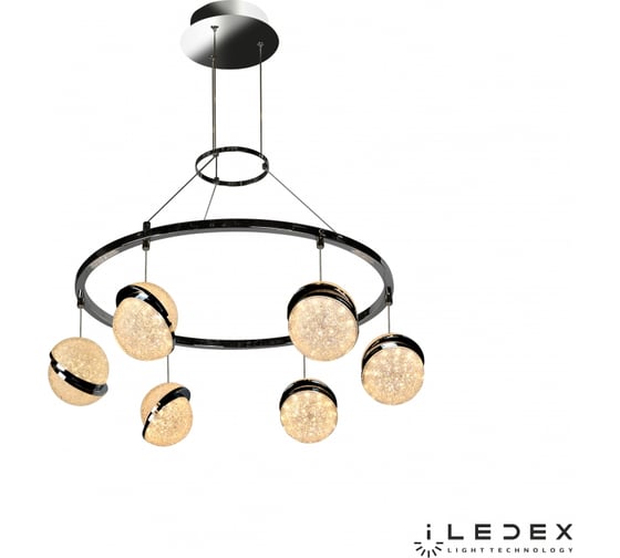 Подвесная светодиодная люстра iLEDEX Crystal Ball C4474-6 CR
