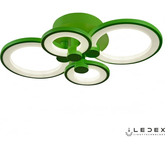 Потолочный светодиодный светильник iLEDEX Ring A001/4 Green
