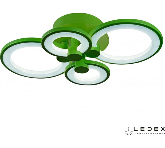 Потолочный светодиодный светильник iLEDEX Ring A001/4 Green
