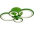 Потолочный светодиодный светильник iLEDEX Ring A001/4 Green 1