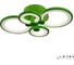 Потолочный светодиодный светильник iLEDEX Ring A001/4 Green 2