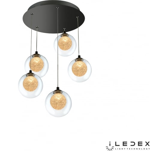 Подвесная светодиодная люстра iLEDEX Oblivion C4457-5R CR