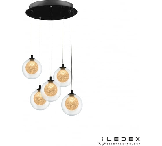 Подвесная светодиодная люстра iLEDEX Oblivion C4457-5R CR