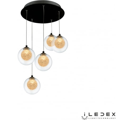 Подвесная светодиодная люстра iLEDEX Oblivion C4457-5R CR