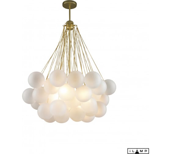 Подвесная люстра iLAMP GLOBE 10099P/3-D800 GL-WH