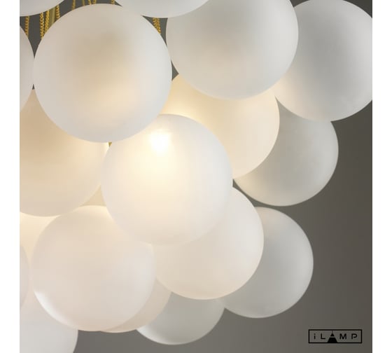 Подвесная люстра iLAMP GLOBE 10099P/3-D800 GL-WH