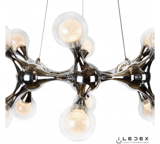 Подвесная светодиодная люстра iLEDEX Blossom C4465-12R CR